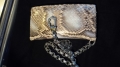 Huge Dragon Custom Jewelry - portafoglio in pitone con catena in argento - 01